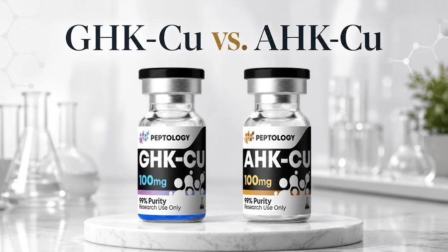GHK-Cu vs. AHK-Cu: der Unterschied zwischen den Kupfertripeptiden