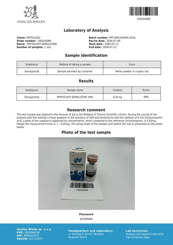 Semaglutid (Semaglutide) 5 mg / 10 mg – GLP-1-Rezeptoragonist – Bild 2